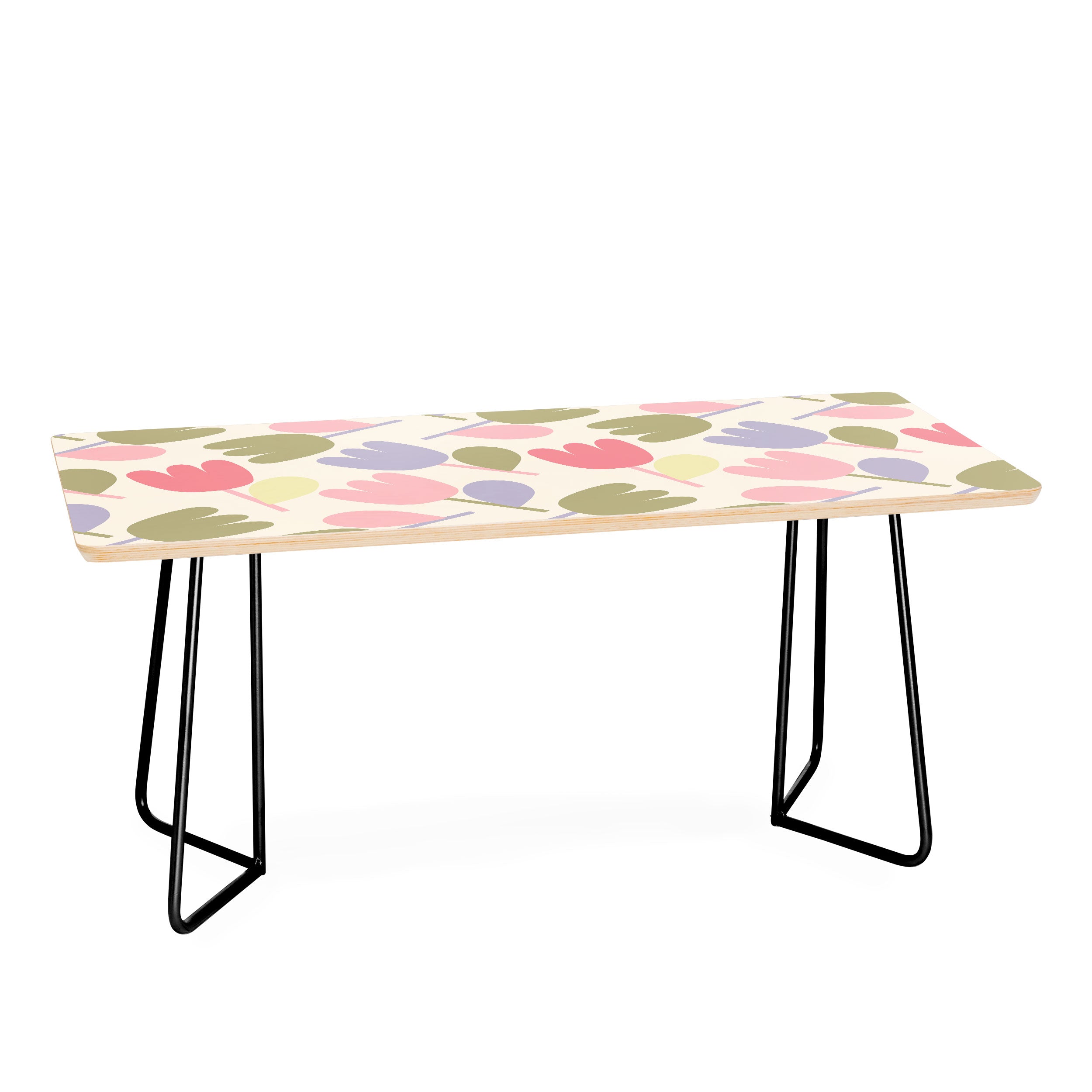 Menina Lisboa Pastel Spring Tulips Coffee Table