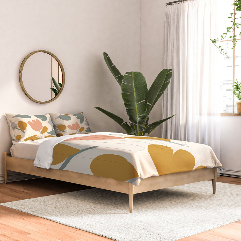 Menina Lisboa Pastel Spring Tulips Comforter