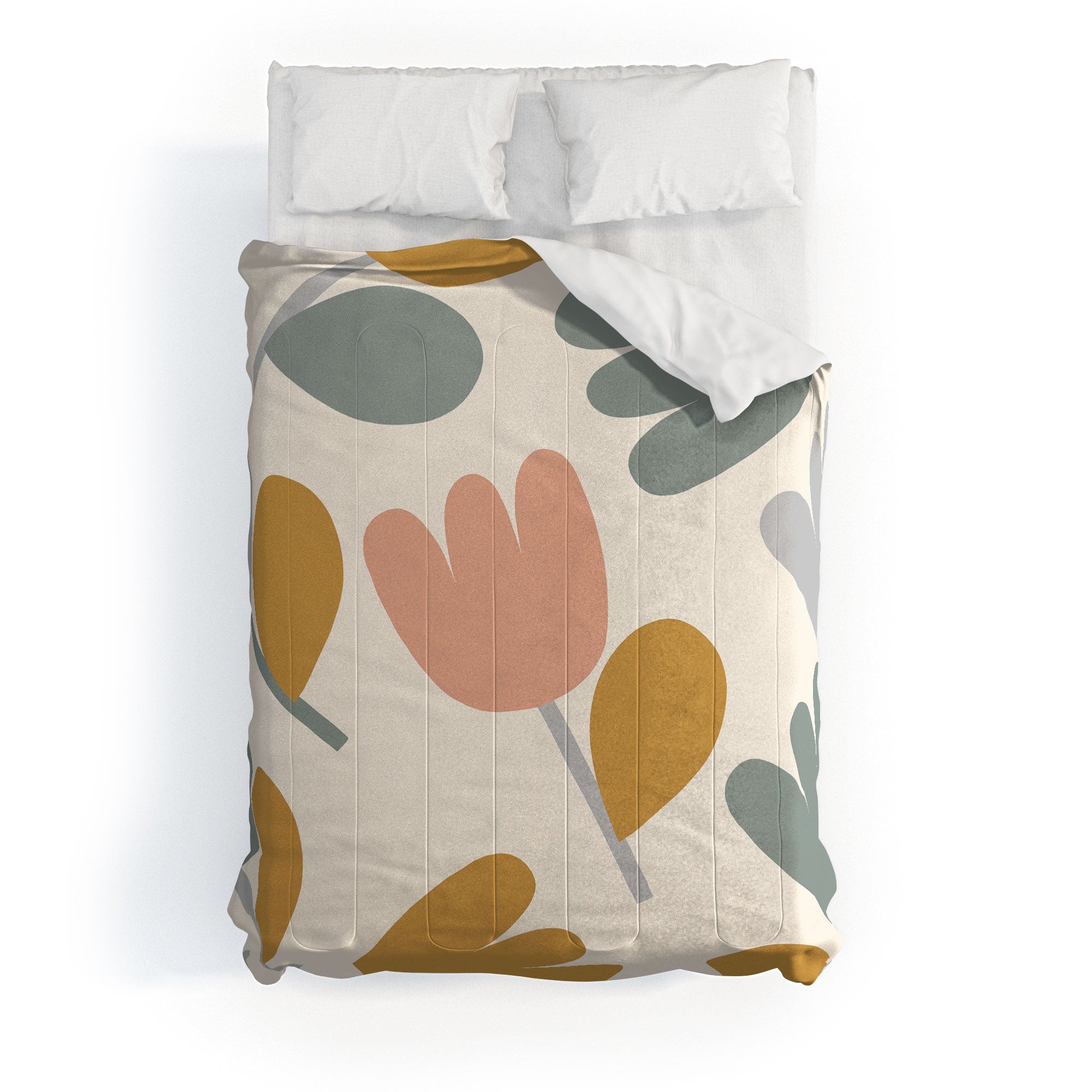 Menina Lisboa Pastel Spring Tulips Comforter