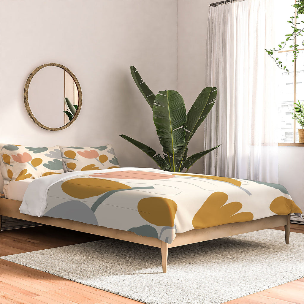 Menina Lisboa Pastel Spring Tulips Comforter