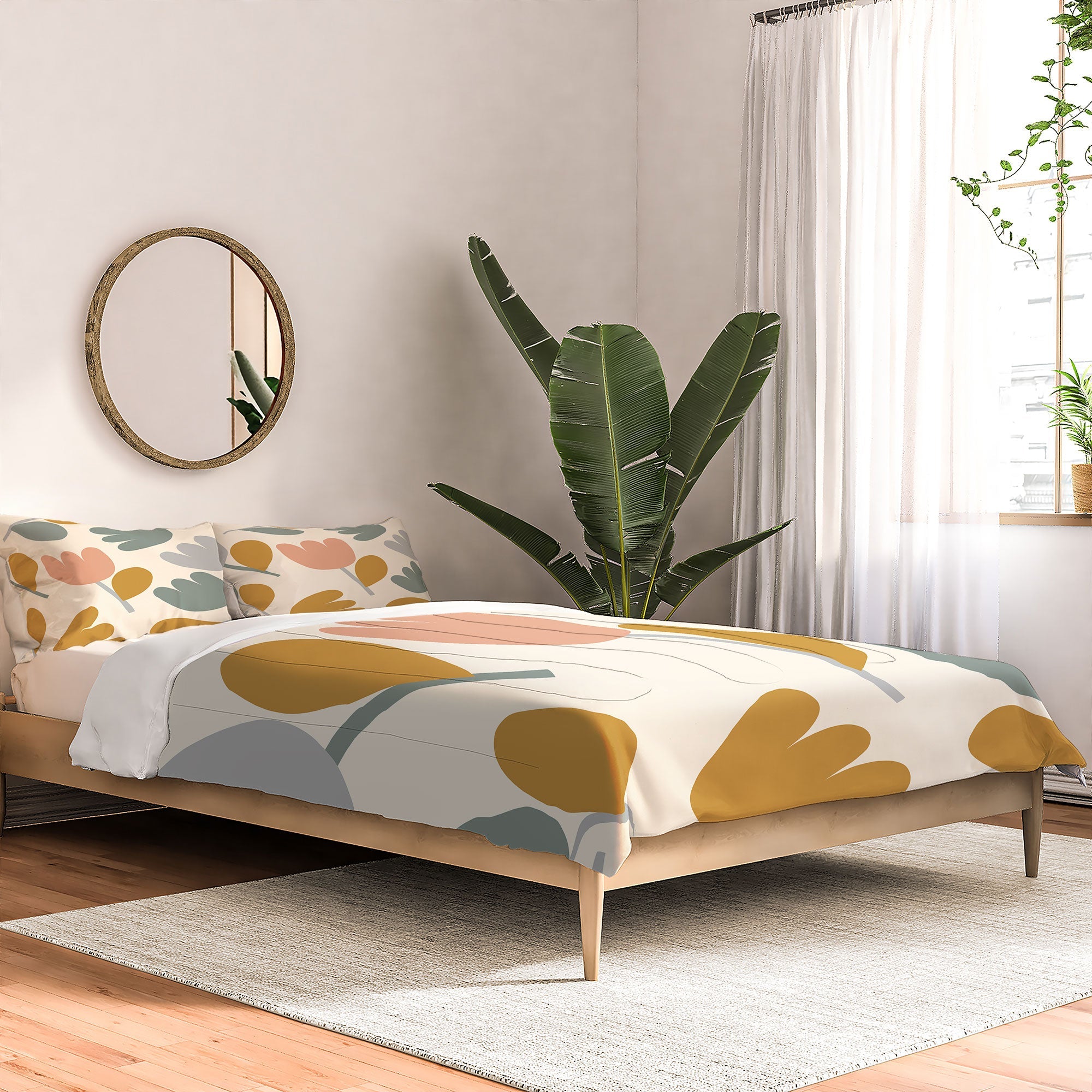 Menina Lisboa Pastel Spring Tulips Comforter