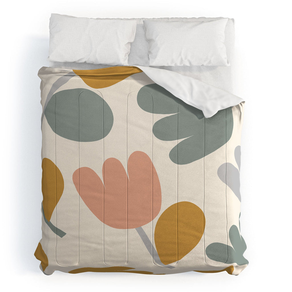 Menina Lisboa Pastel Spring Tulips Comforter