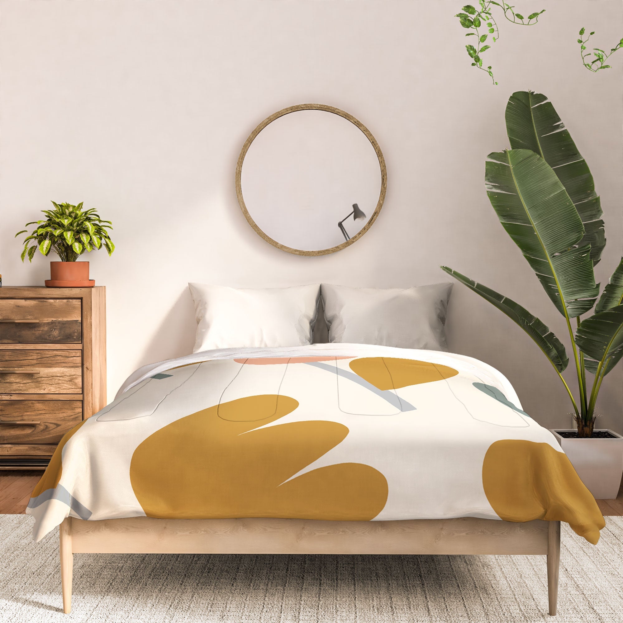 Menina Lisboa Pastel Spring Tulips Comforter