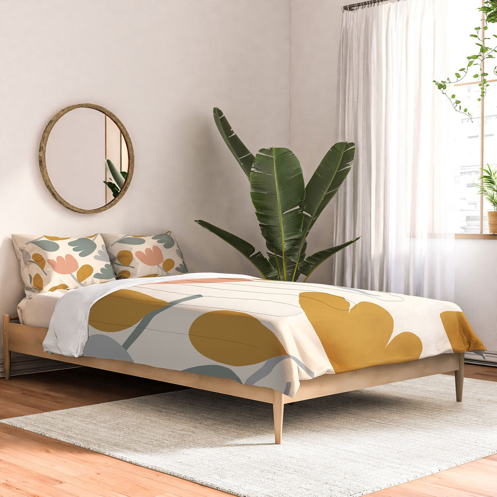 Menina Lisboa Pastel Spring Tulips Comforter
