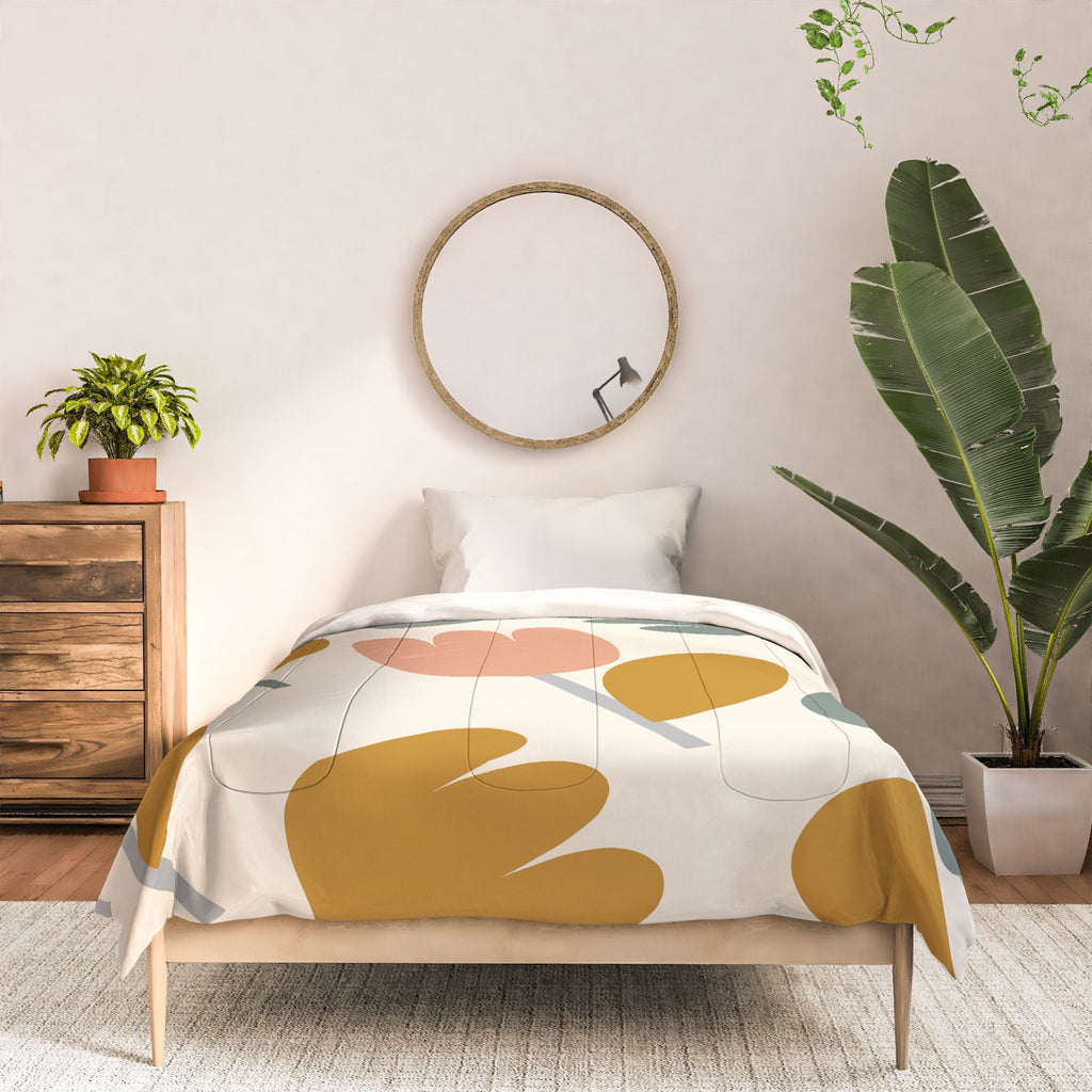 Menina Lisboa Pastel Spring Tulips Comforter