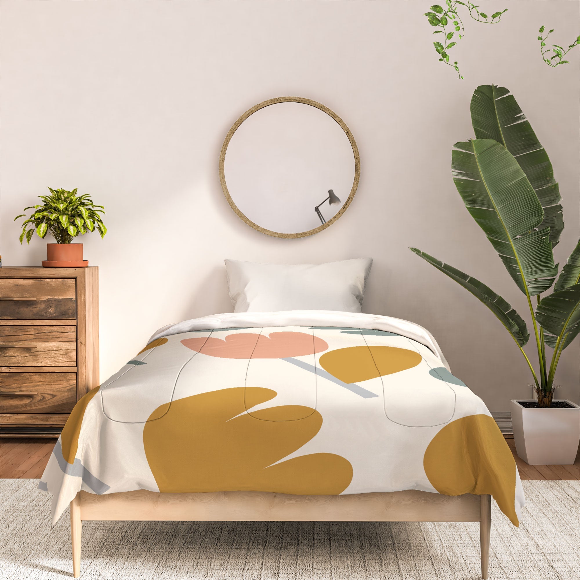 Menina Lisboa Pastel Spring Tulips Comforter