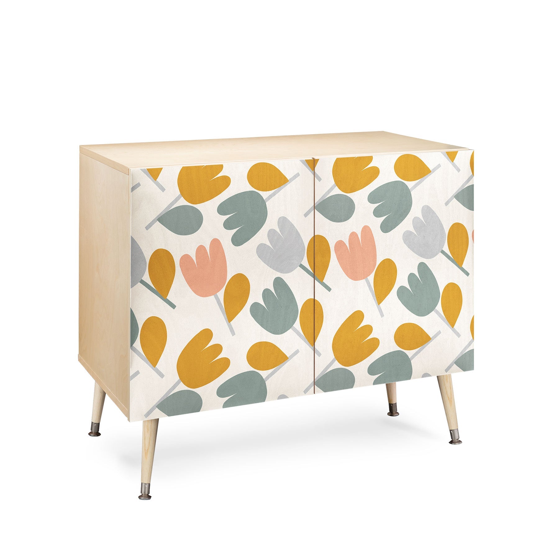 Menina Lisboa Pastel Spring Tulips Credenza