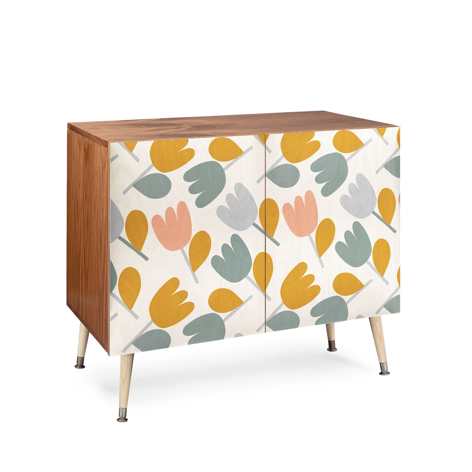 Menina Lisboa Pastel Spring Tulips Credenza