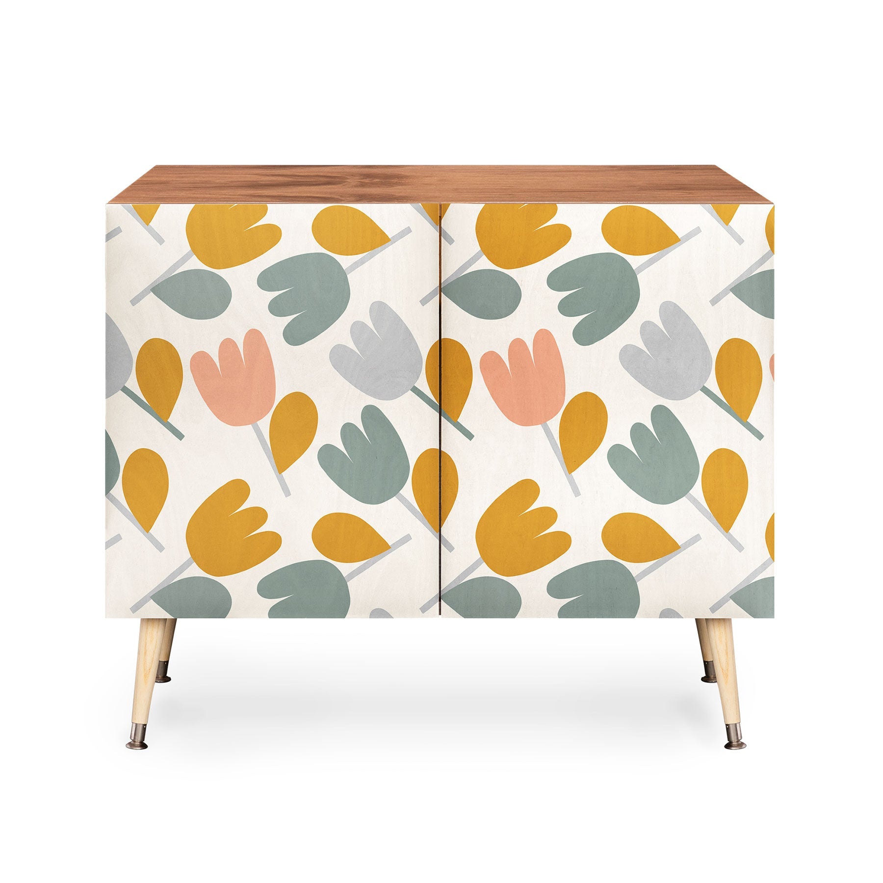 Menina Lisboa Pastel Spring Tulips Credenza