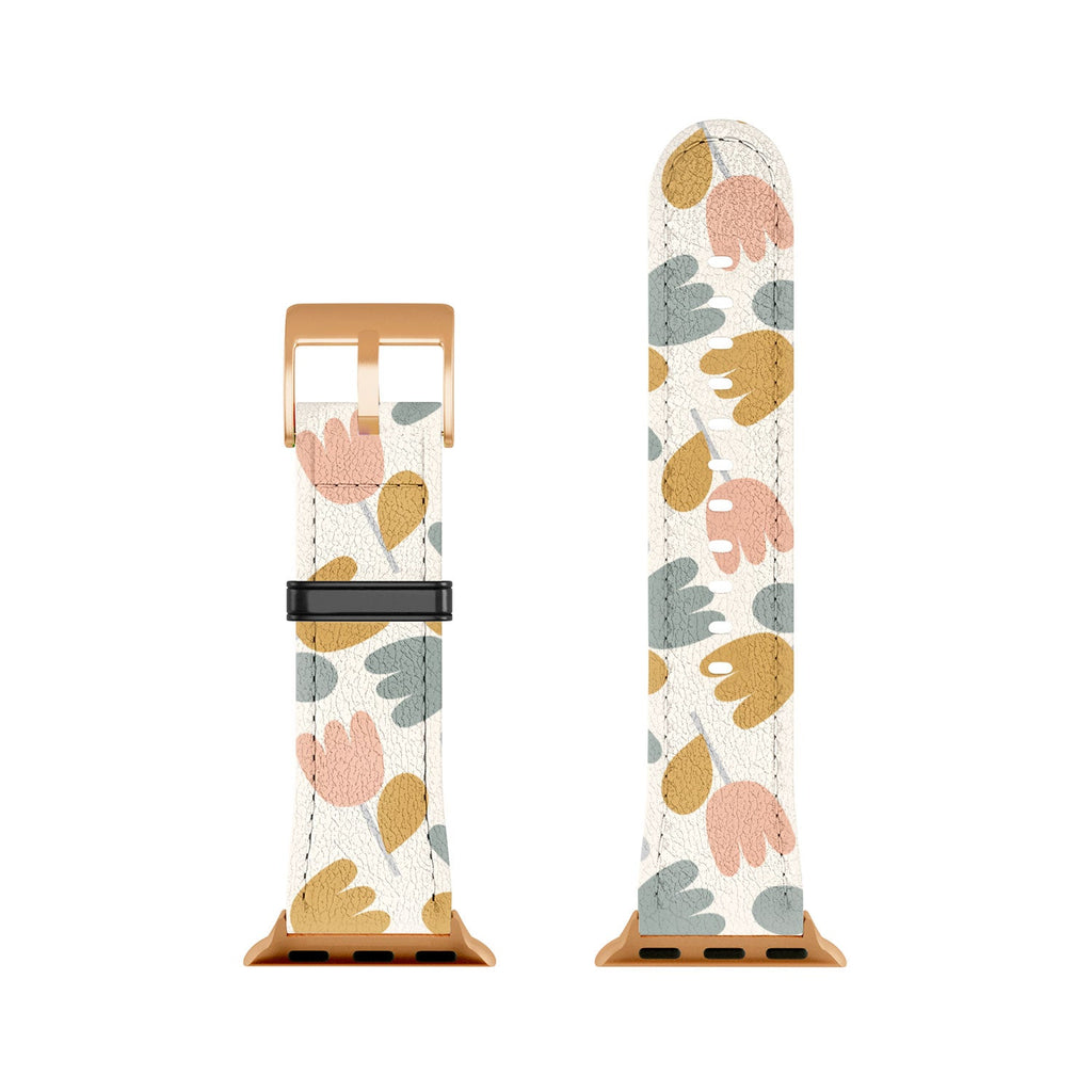 Menina Lisboa Pastel Spring Tulips Apple Watch Band