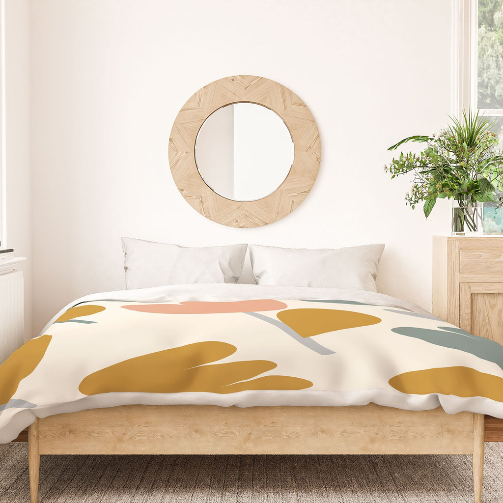 Menina Lisboa Pastel Spring Tulips Duvet Cover