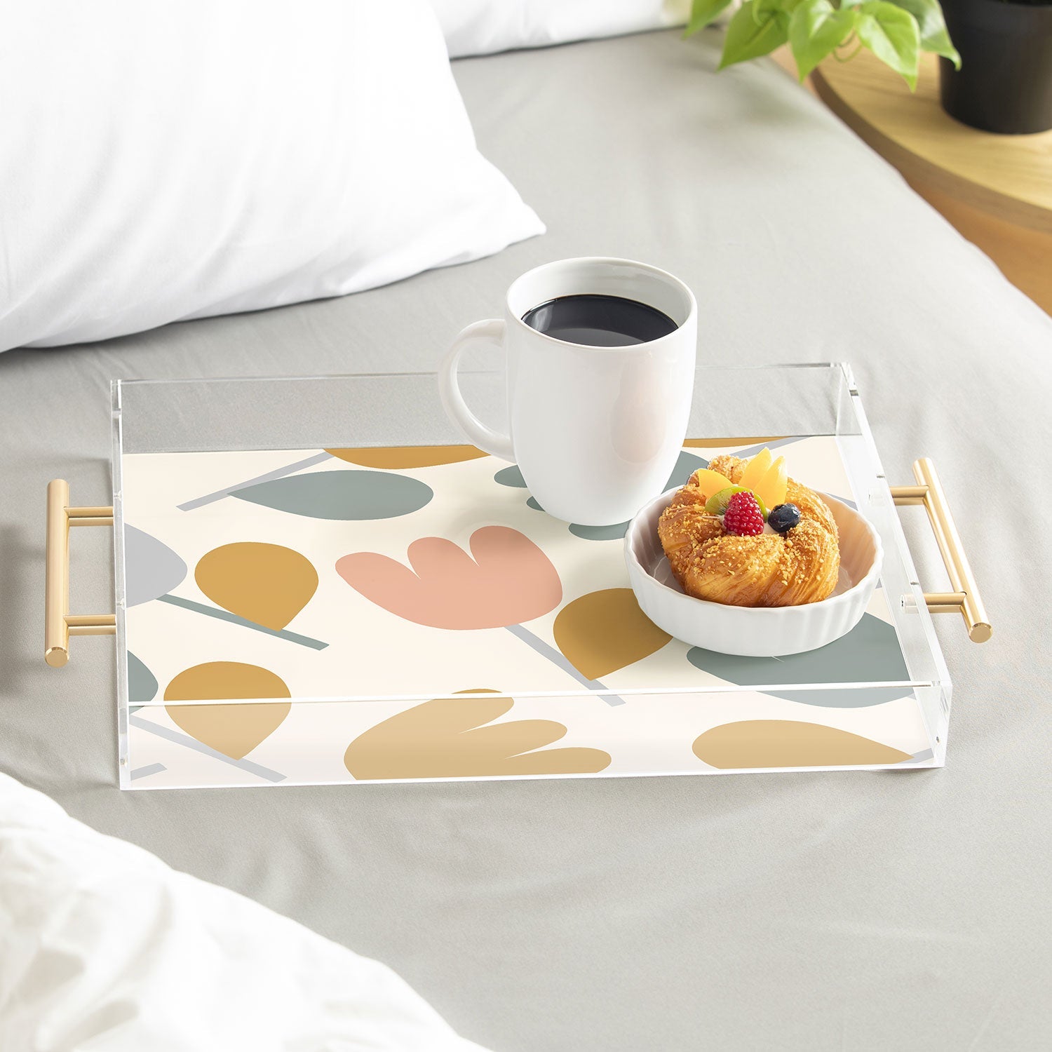 Menina Lisboa Pastel Spring Tulips Acrylic Tray
