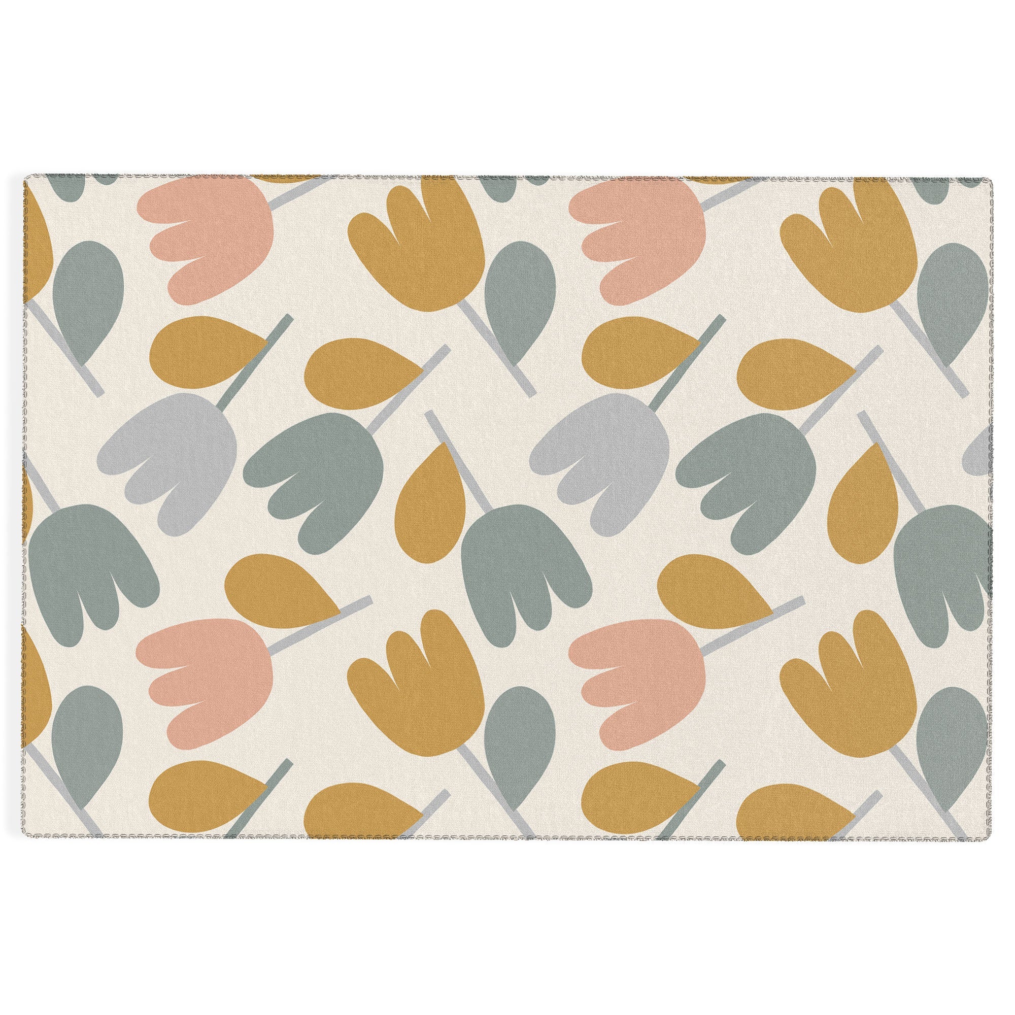 Menina Lisboa Pastel Spring Tulips Outdoor Rug