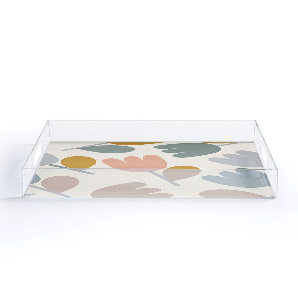 Menina Lisboa Pastel Spring Tulips Acrylic Tray