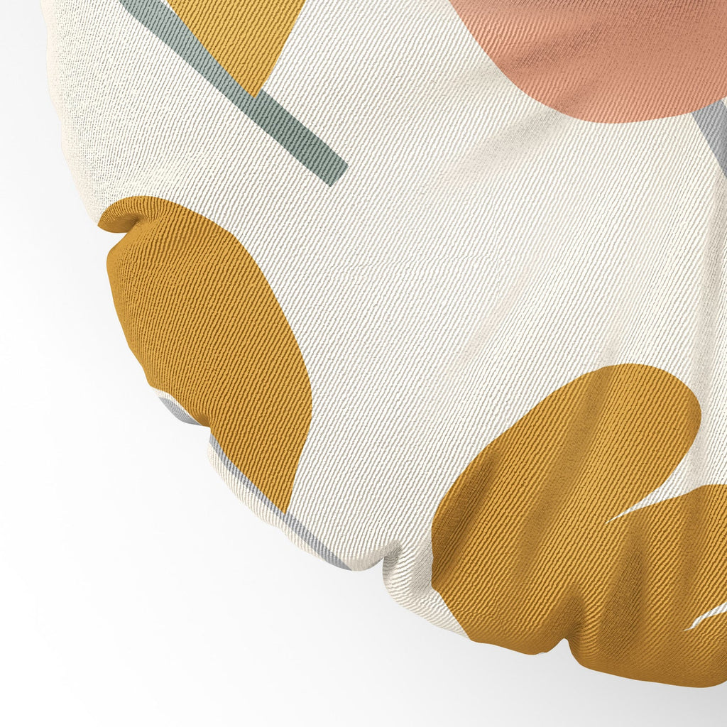 Menina Lisboa Pastel Spring Tulips Floor Pillow Round