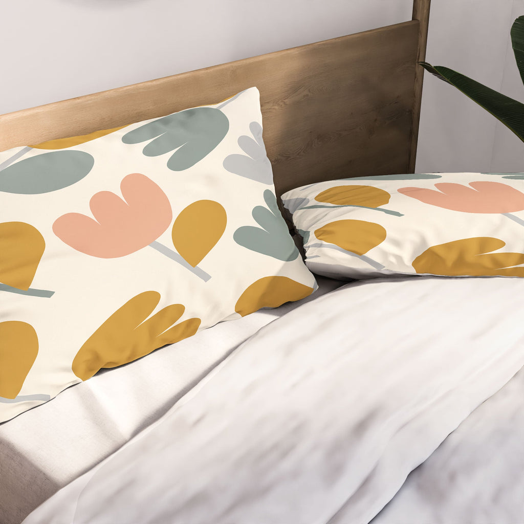 Menina Lisboa Pastel Spring Tulips Pillow Shams