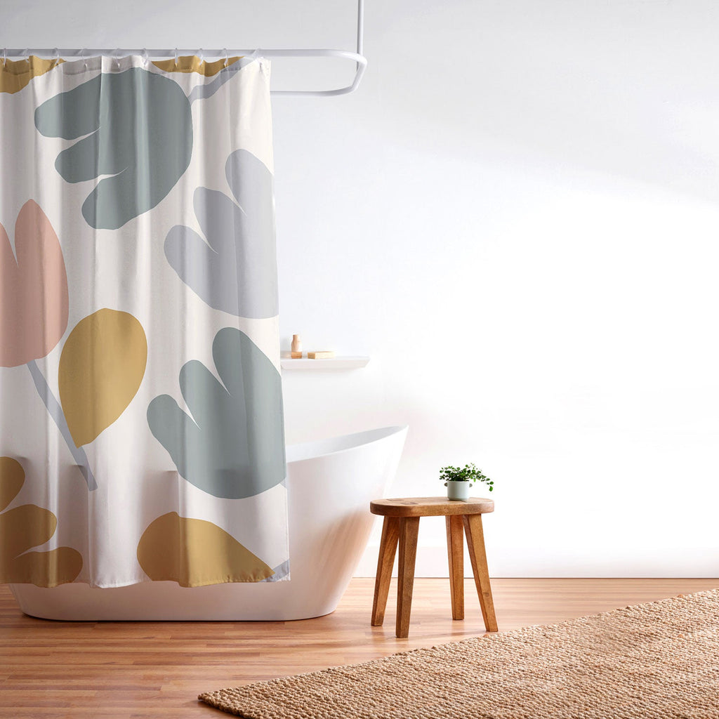 Menina Lisboa Pastel Spring Tulips Shower Curtain