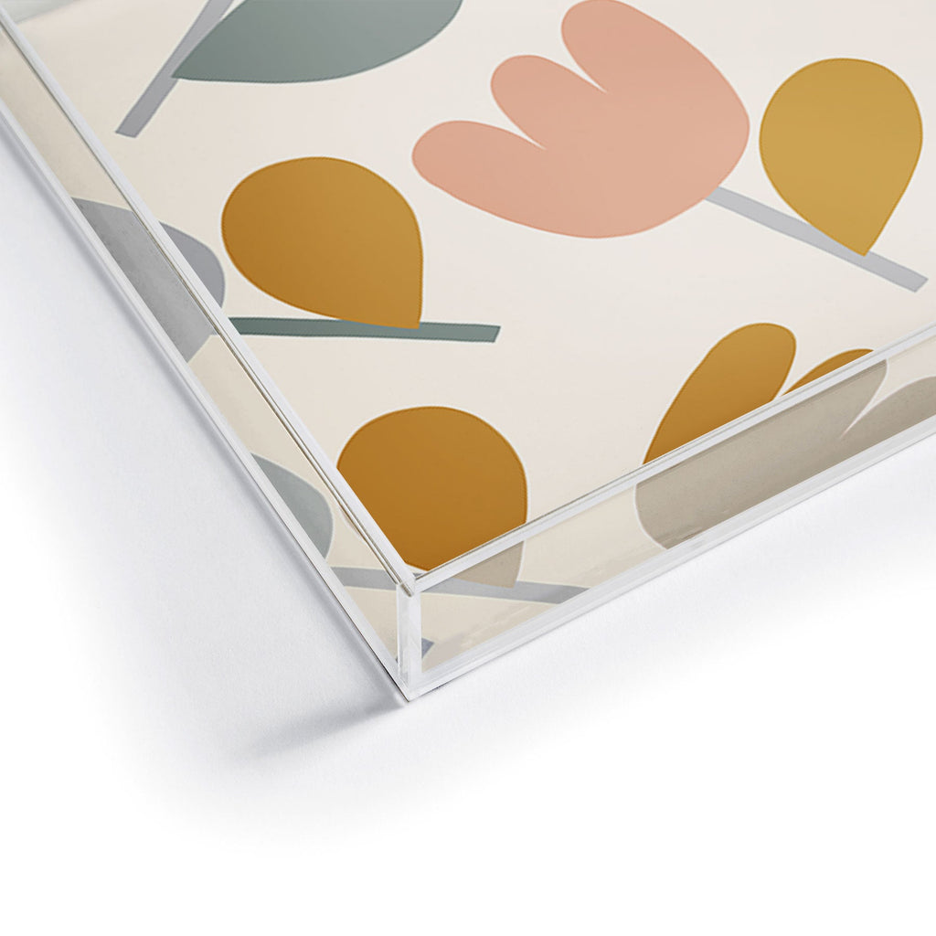 Menina Lisboa Pastel Spring Tulips Acrylic Tray