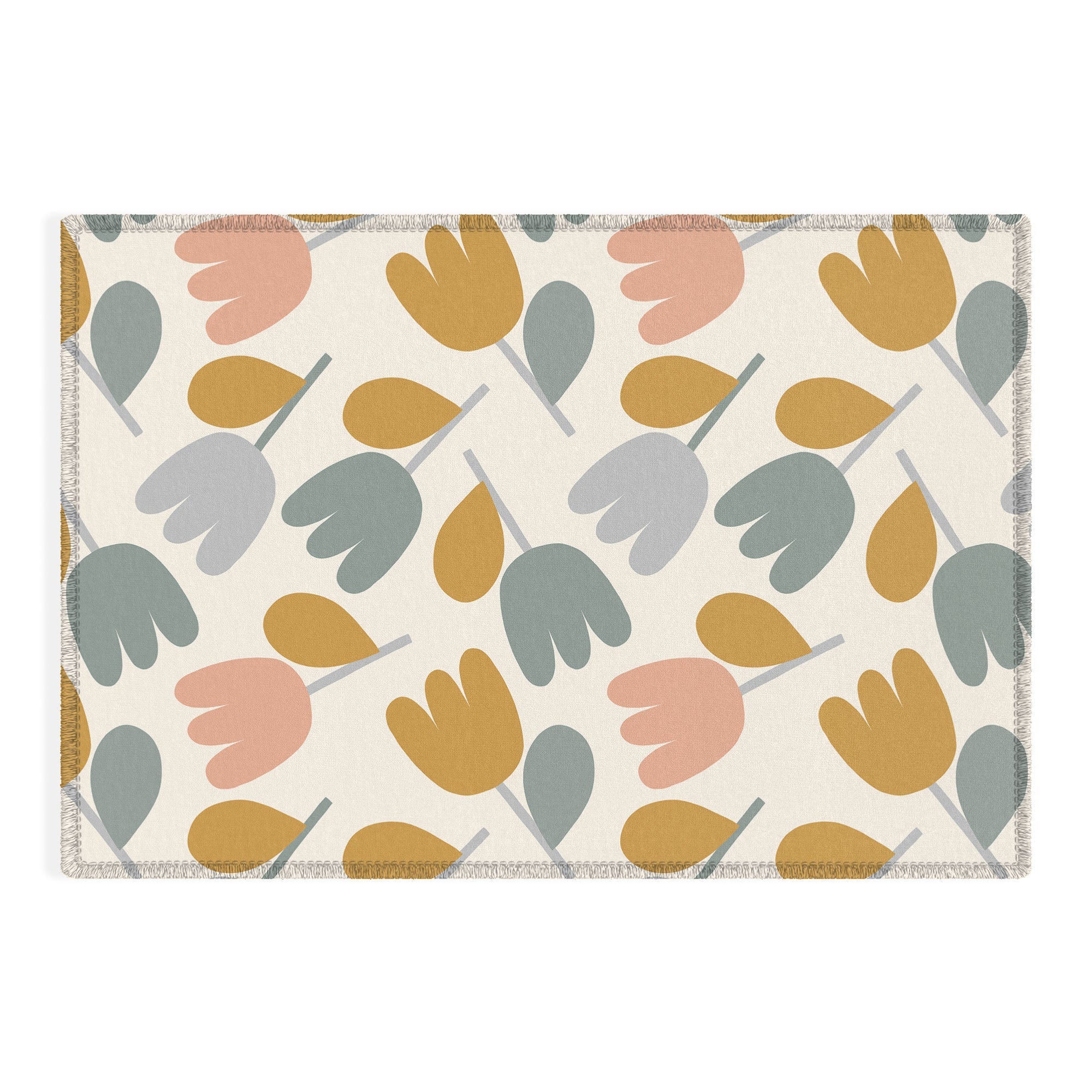 Menina Lisboa Pastel Spring Tulips Outdoor Rug