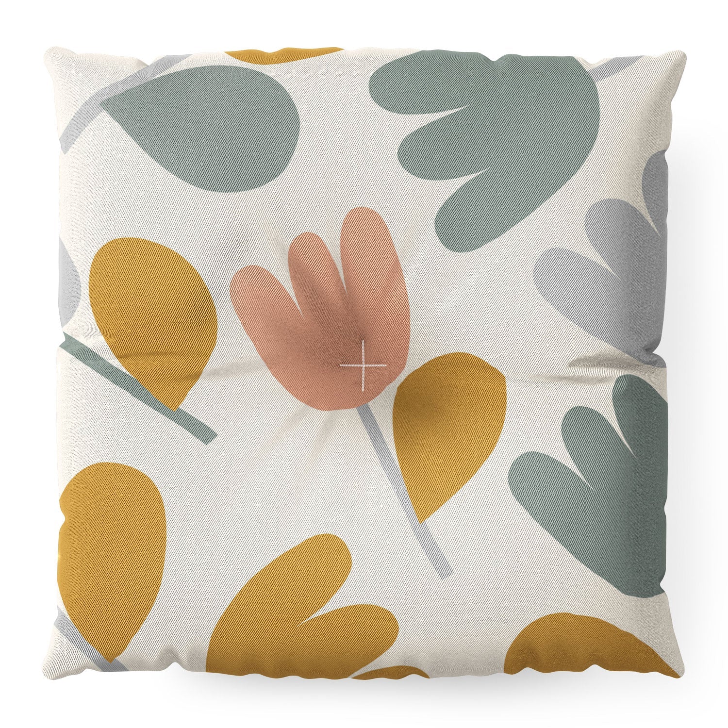 Menina Lisboa Pastel Spring Tulips Floor Pillow Square