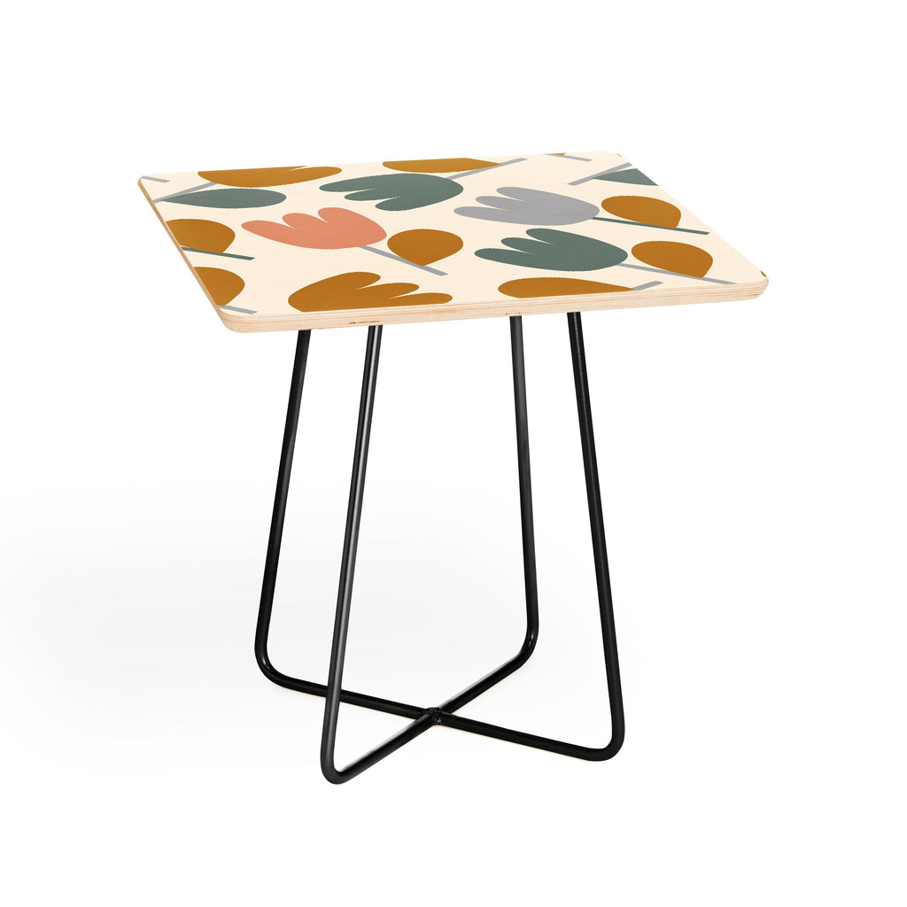 Menina Lisboa Pastel Spring Tulips Side Table