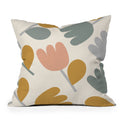 Menina Lisboa Pastel Spring Tulips Outdoor Throw Pillow