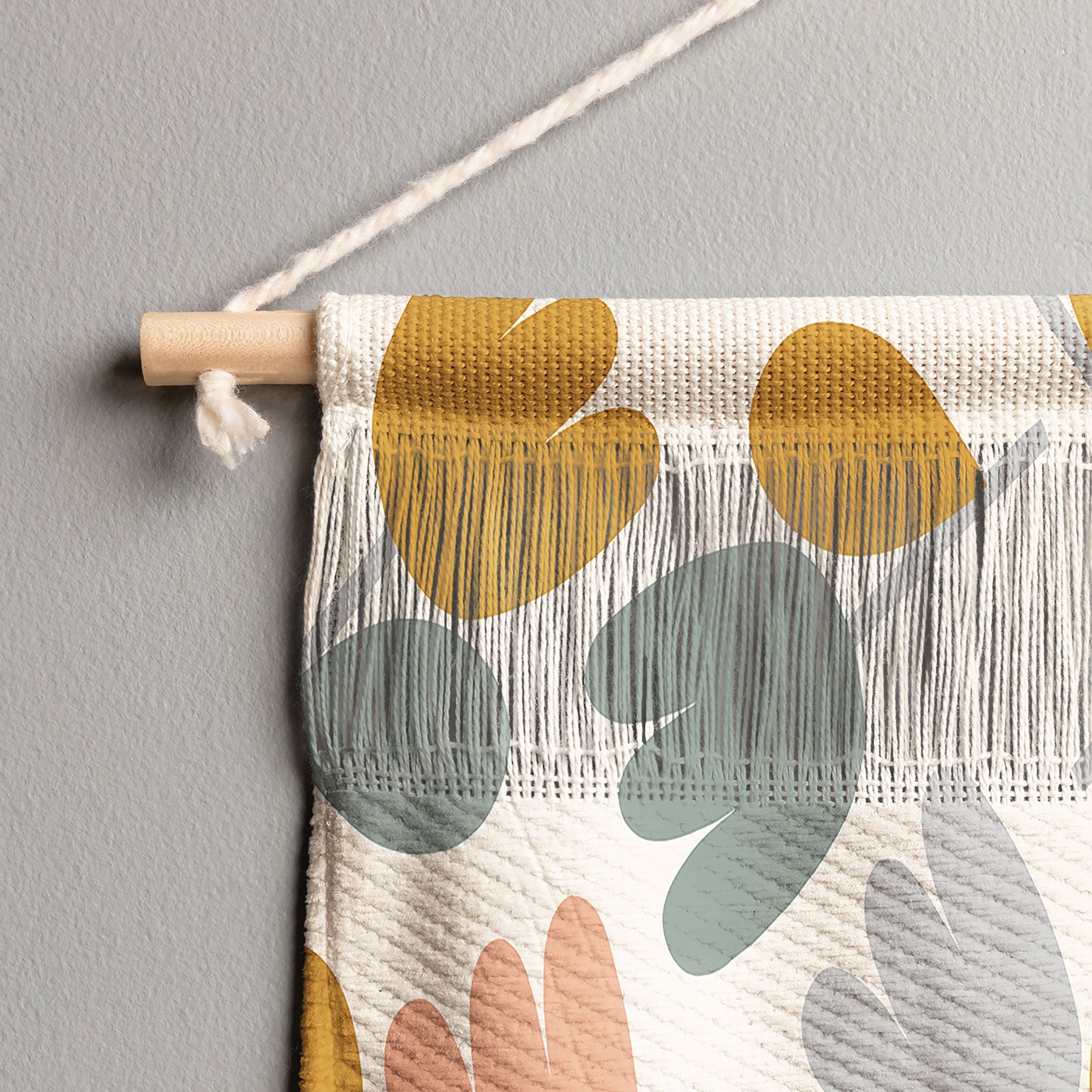 Menina Lisboa Pastel Spring Tulips Wall Hanging Landscape