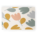 Menina Lisboa Pastel Spring Tulips Welcome Mat