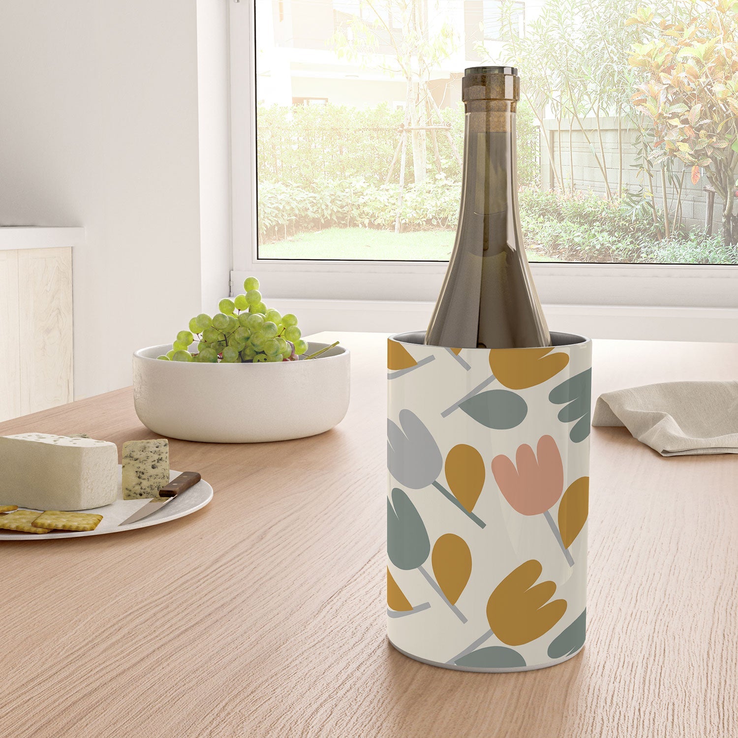 Menina Lisboa Pastel Spring Tulips Wine Chiller