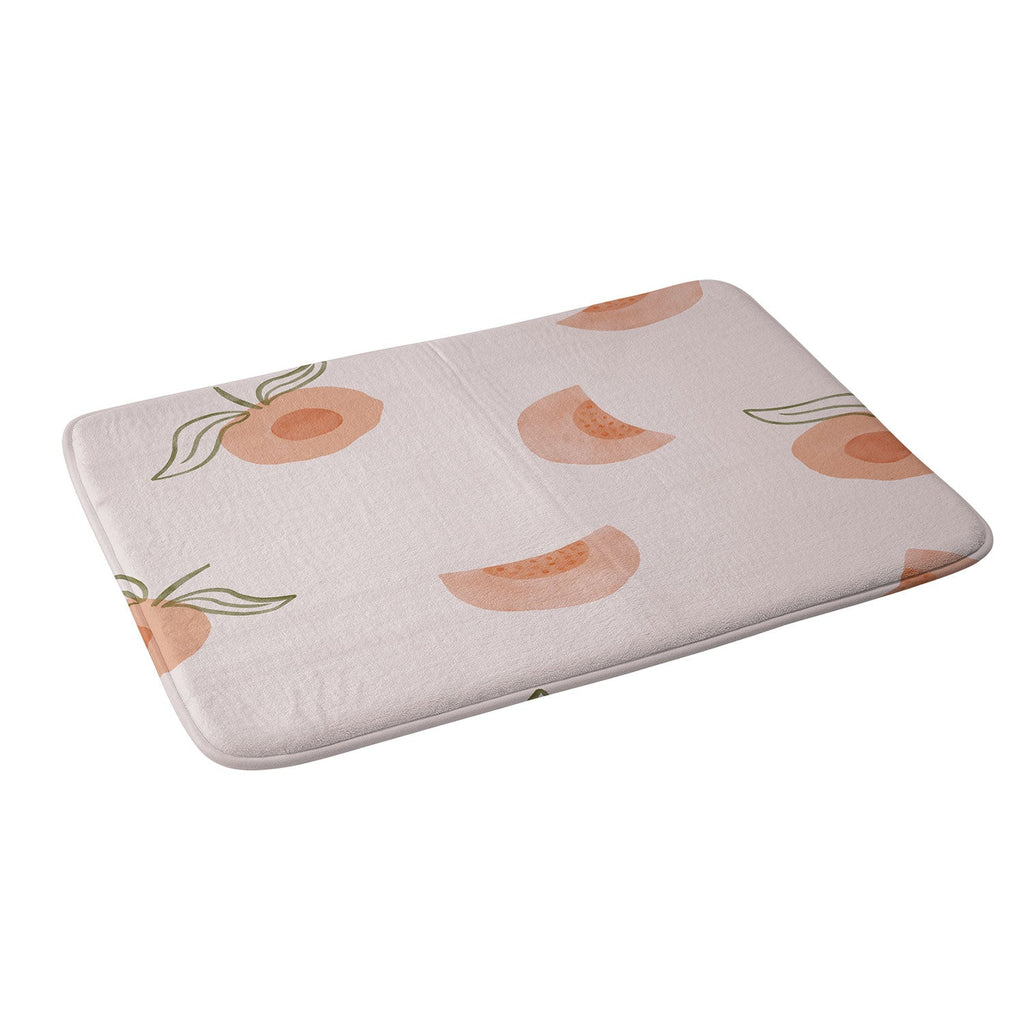 Menina Lisboa Ripe Peaches Memory Foam Bath Mat