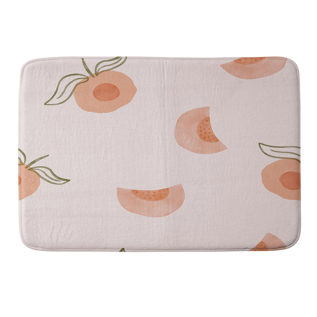 Menina Lisboa Ripe Peaches Memory Foam Bath Mat