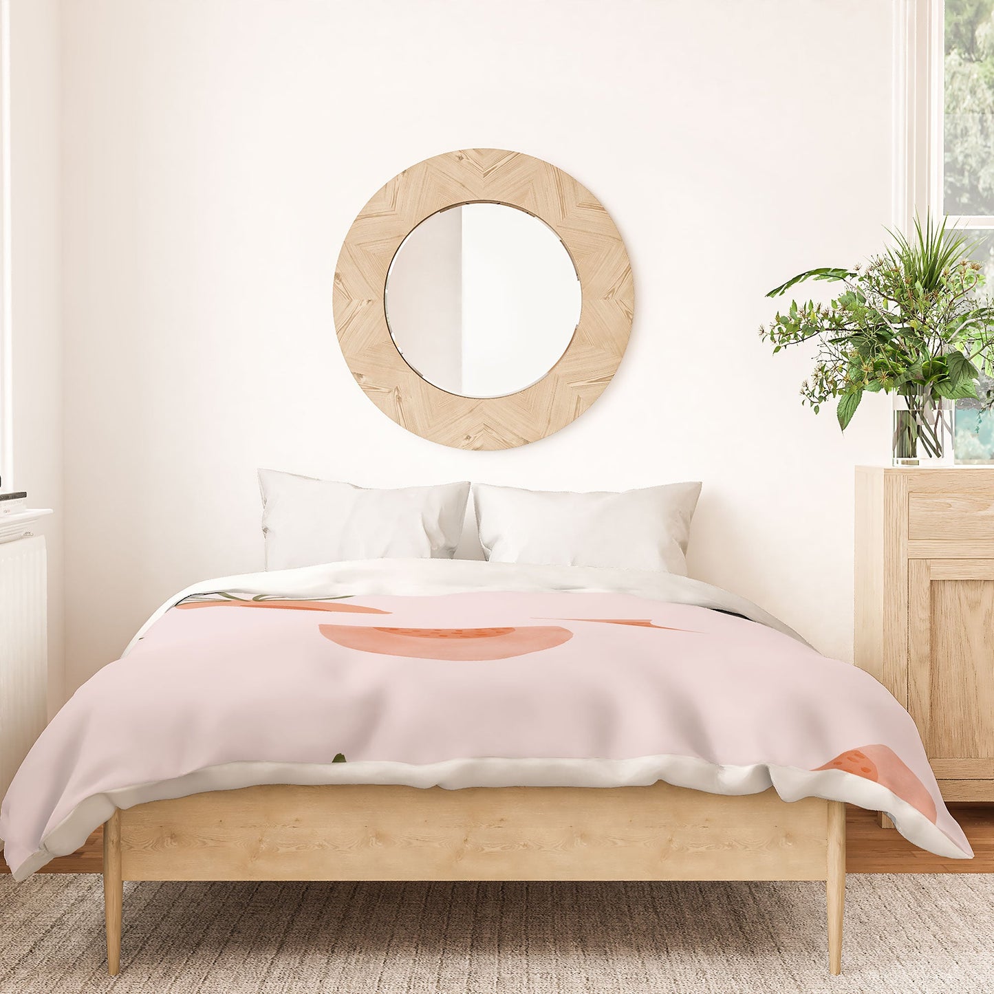 Menina Lisboa Ripe Peaches Duvet Cover