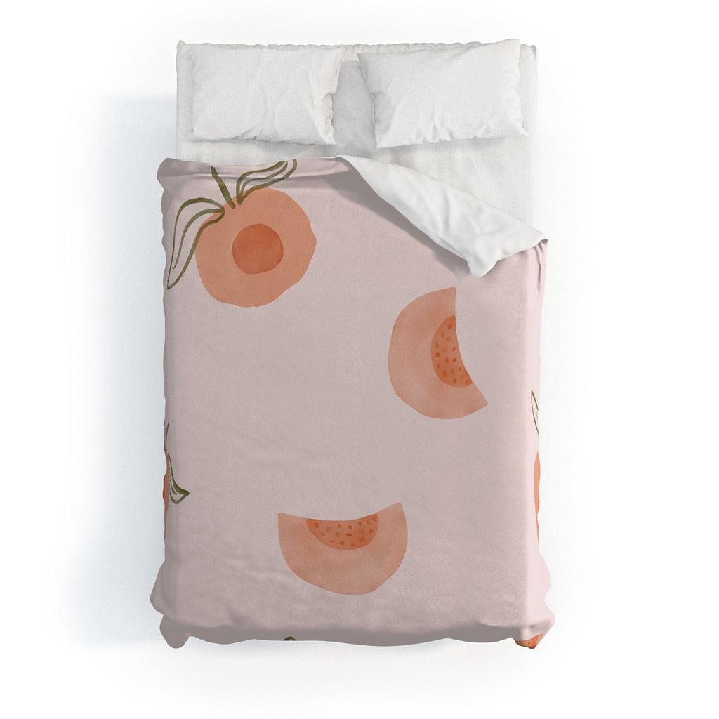 Menina Lisboa Ripe Peaches Duvet Cover