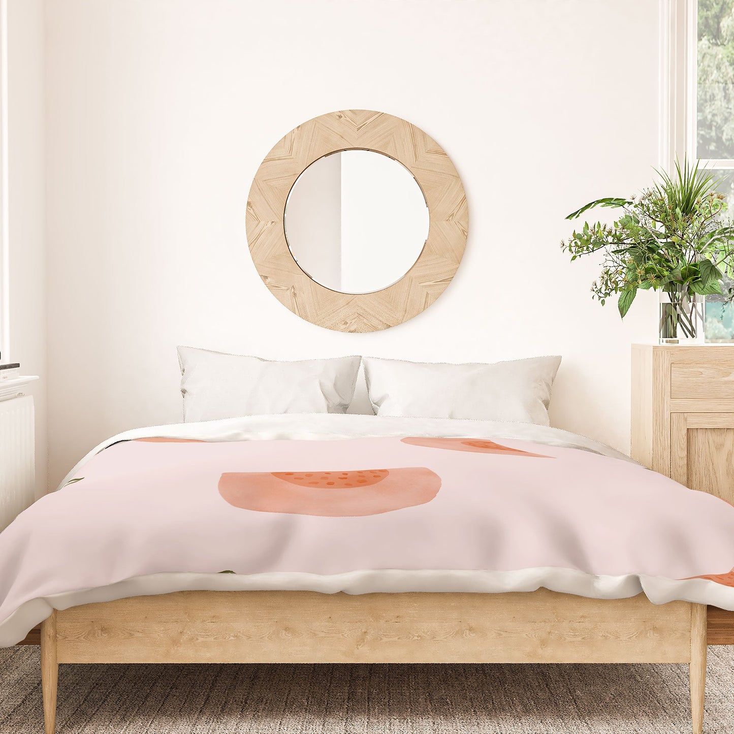 Menina Lisboa Ripe Peaches Duvet Cover