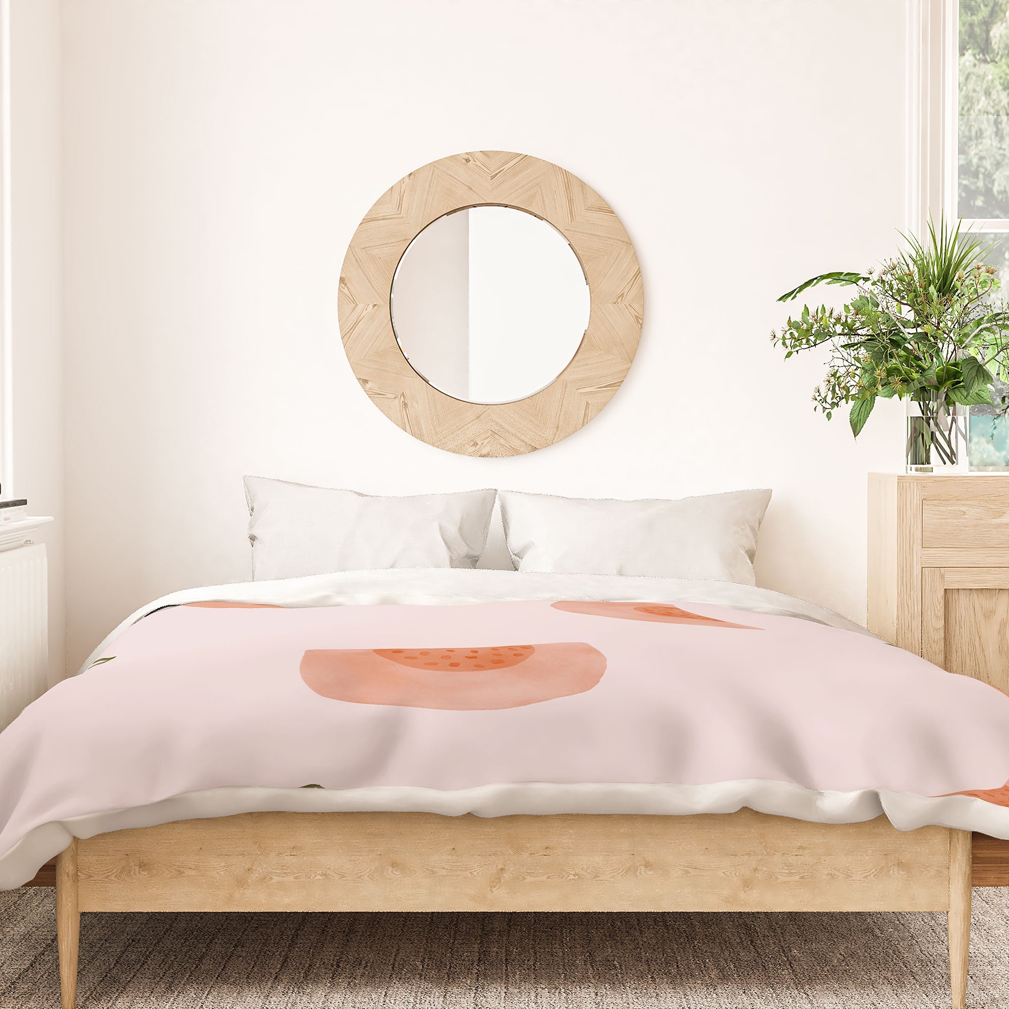 Menina Lisboa Ripe Peaches Duvet Cover
