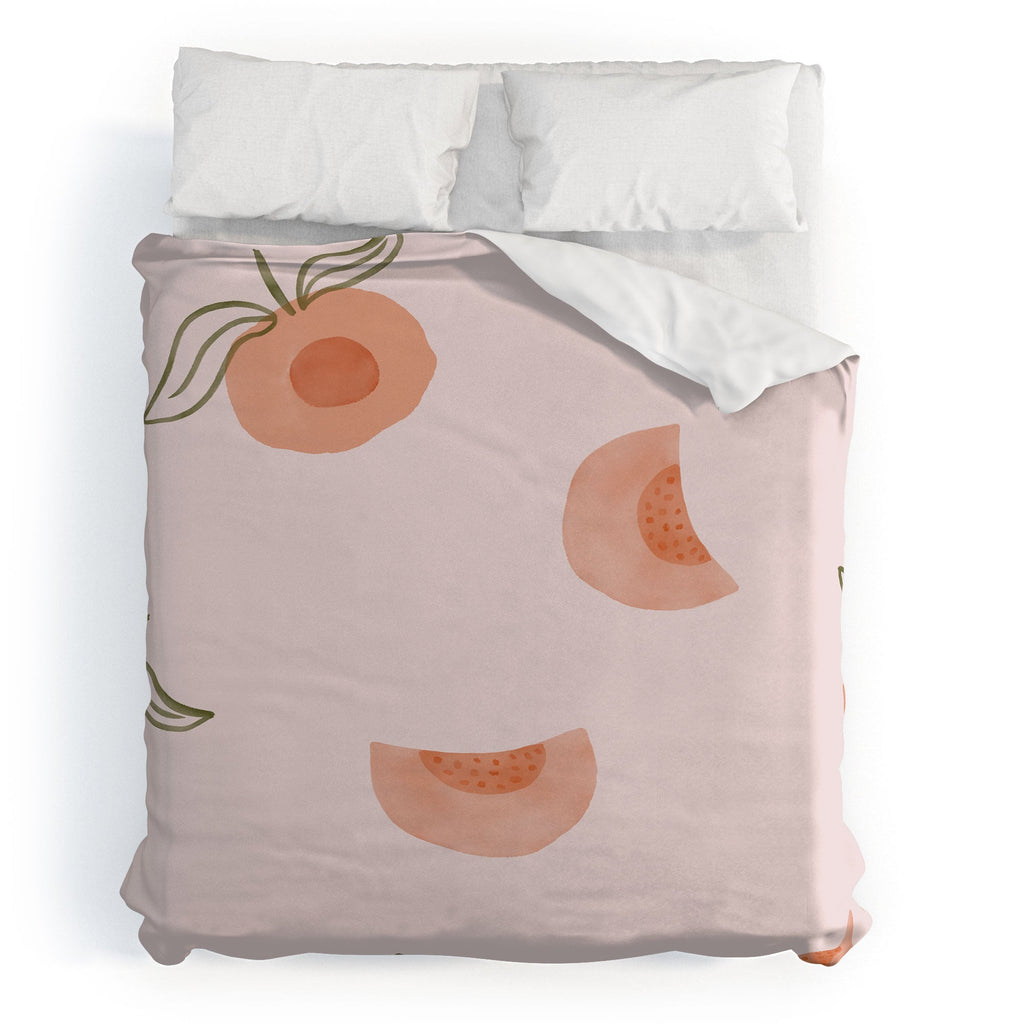 Menina Lisboa Ripe Peaches Duvet Cover