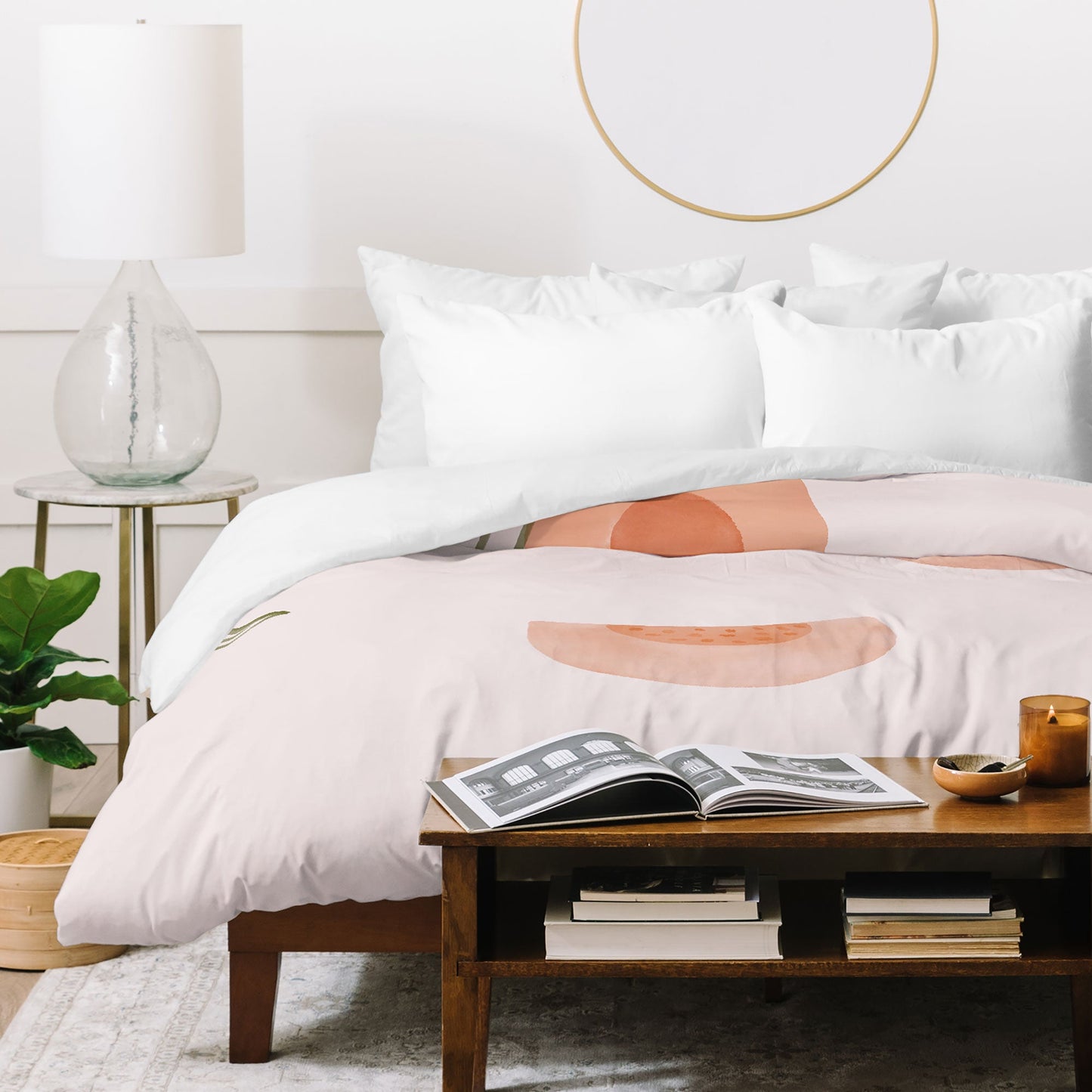 Menina Lisboa Ripe Peaches Duvet Cover