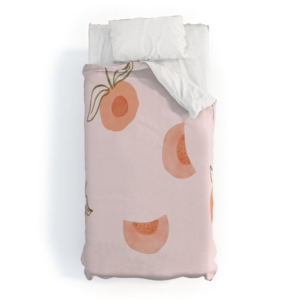 Menina Lisboa Ripe Peaches Duvet Cover