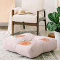 Menina Lisboa Ripe Peaches Floor Pillow Square