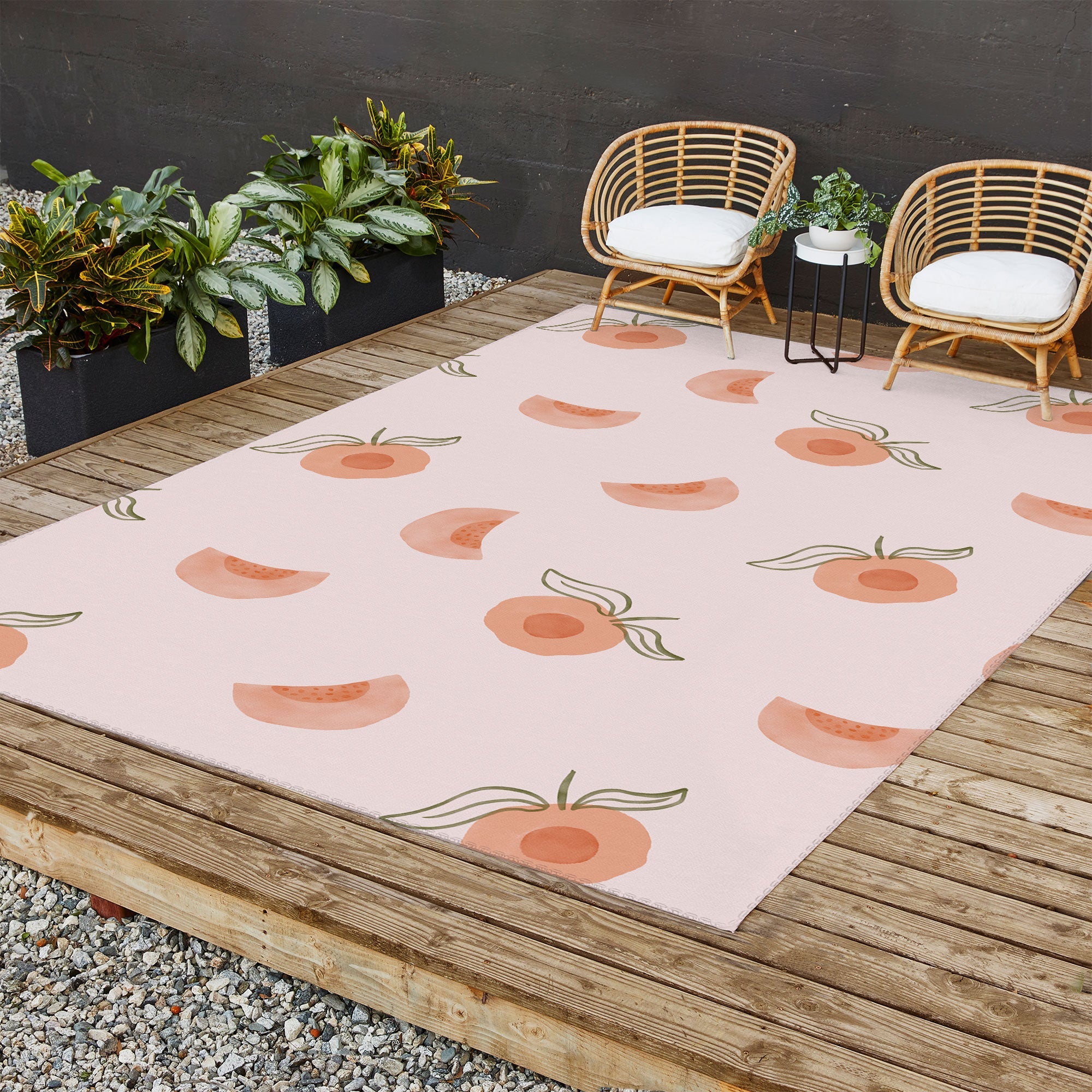 Menina Lisboa Ripe Peaches Outdoor Rug