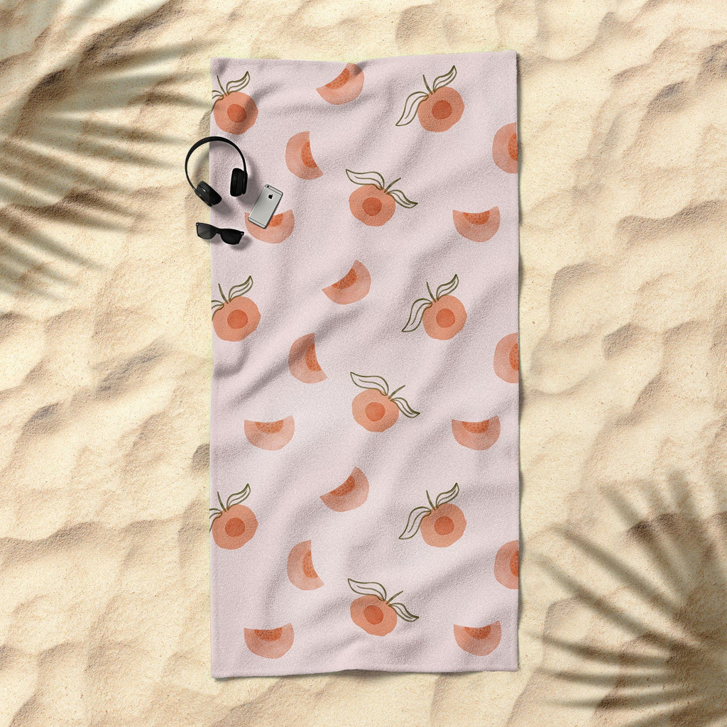 Menina Lisboa Ripe Peaches Beach Towel