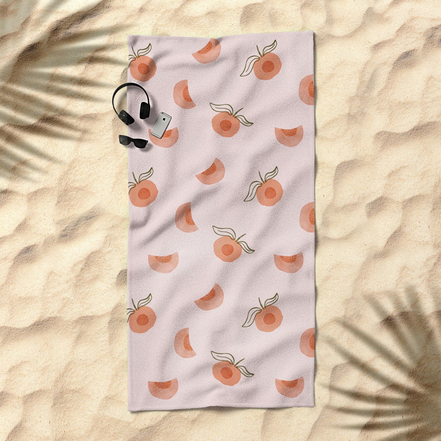 Menina Lisboa Ripe Peaches Beach Towel