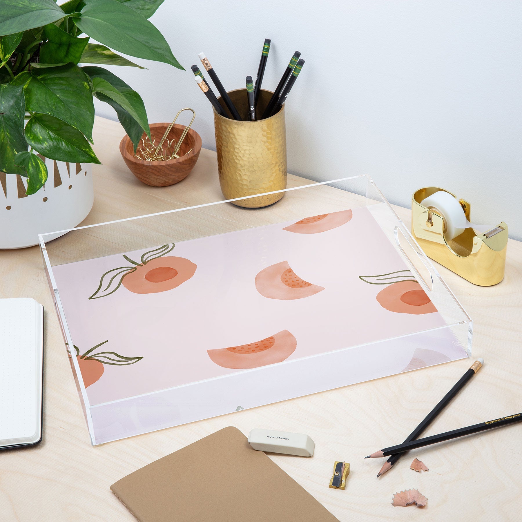 Menina Lisboa Ripe Peaches Acrylic Tray