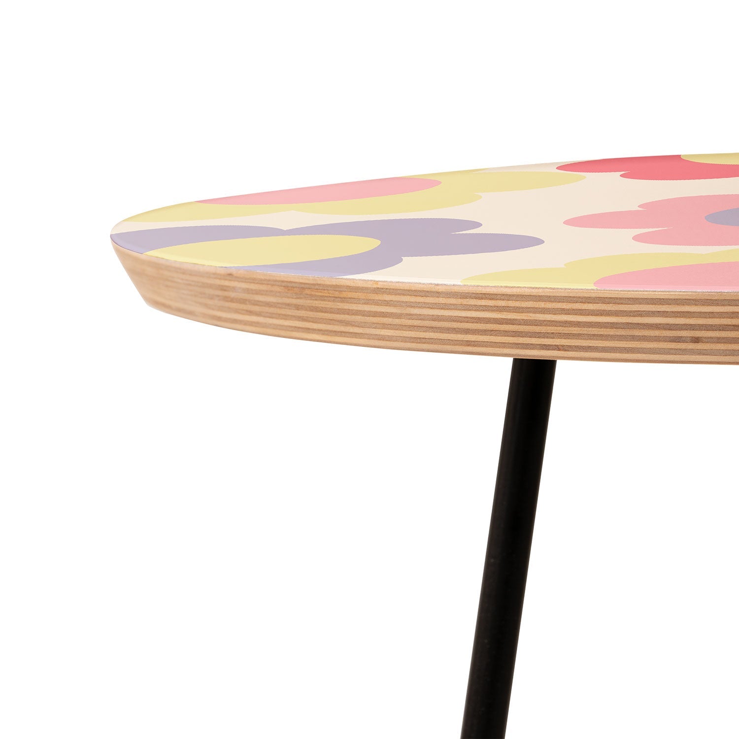 Menina Lisboa Ripe Peaches Round Side Table