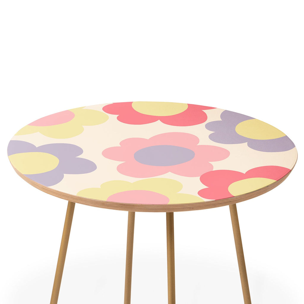 Menina Lisboa Ripe Peaches Round Side Table