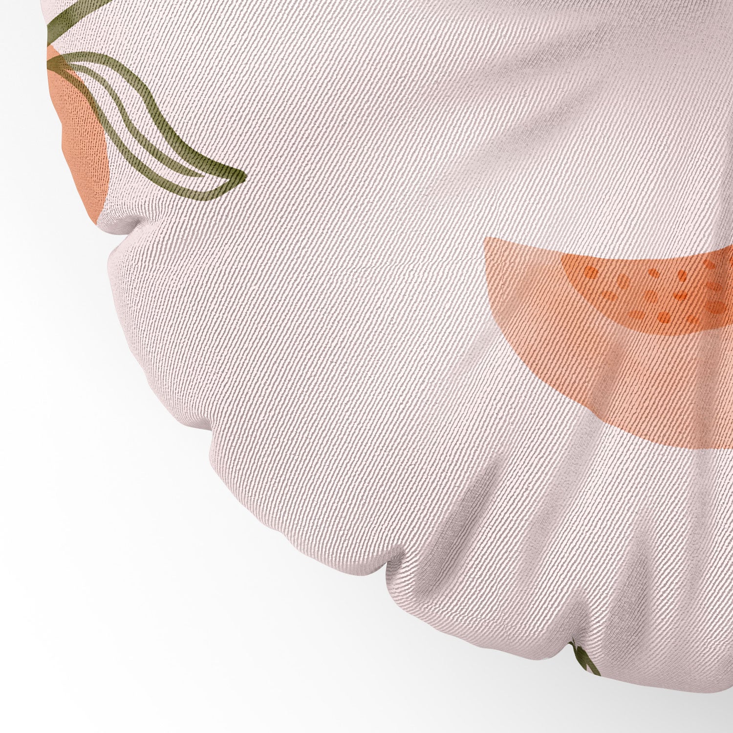 Menina Lisboa Ripe Peaches Floor Pillow Round