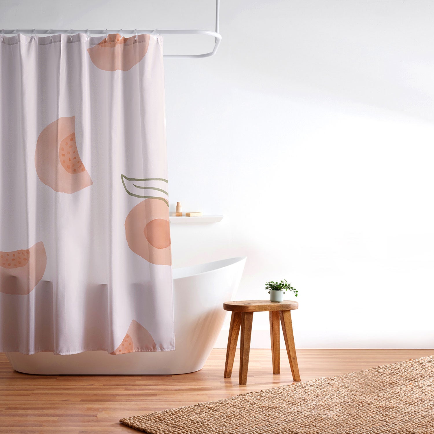 Menina Lisboa Ripe Peaches Shower Curtain