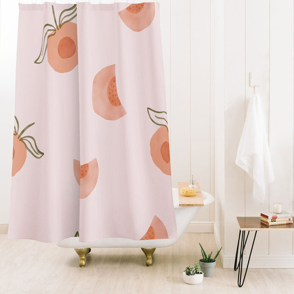 Menina Lisboa Ripe Peaches Shower Curtain