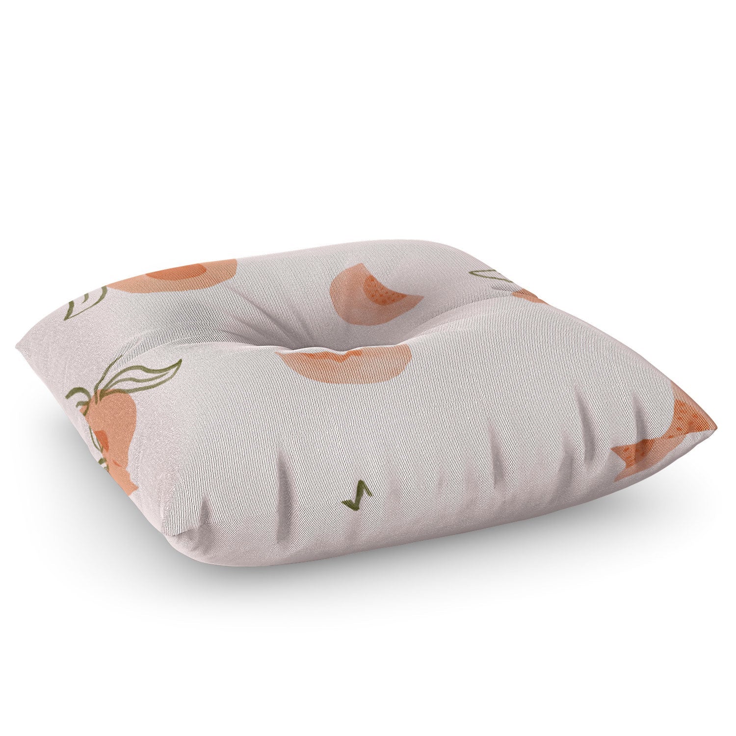 Menina Lisboa Ripe Peaches Floor Pillow Square