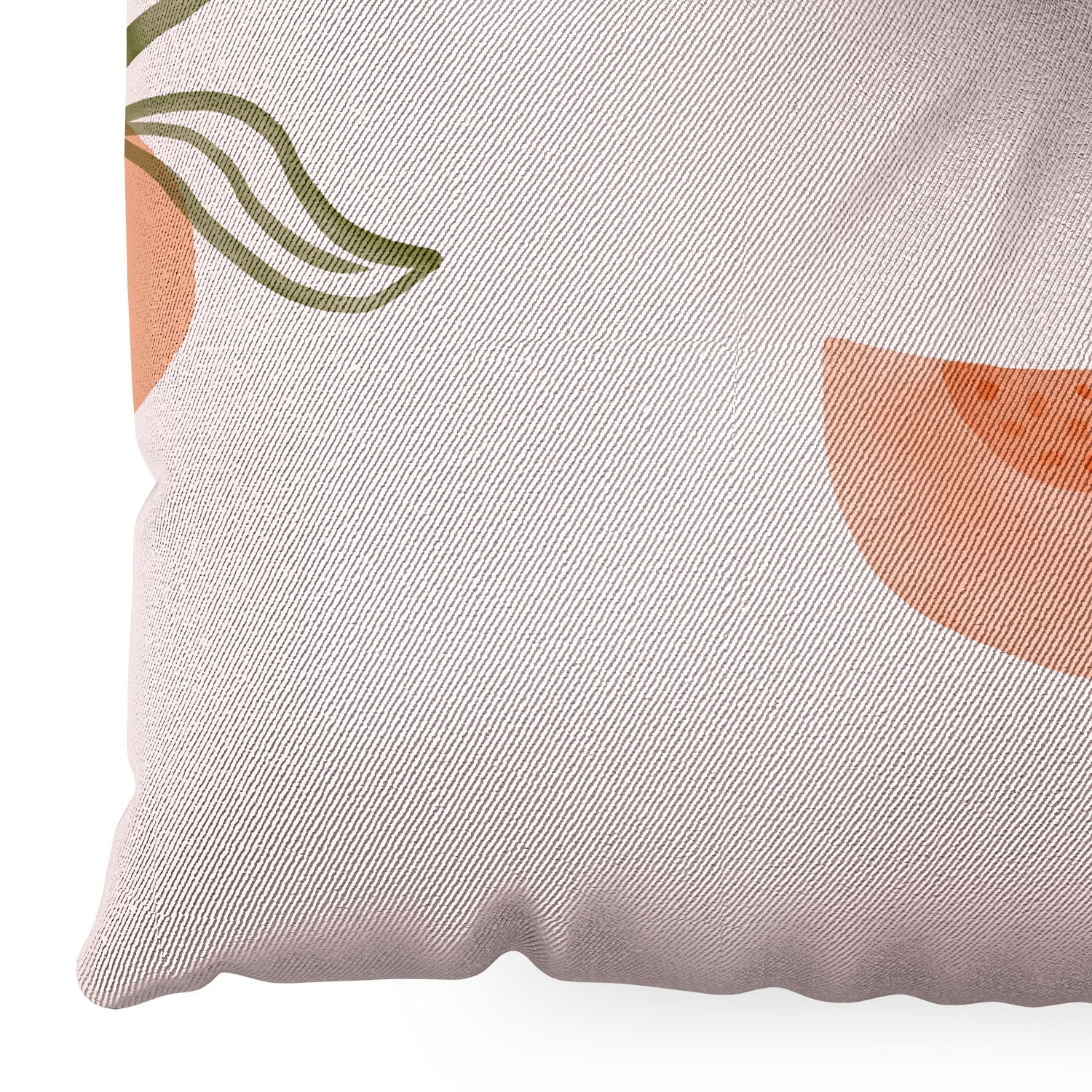 Menina Lisboa Ripe Peaches Floor Pillow Square